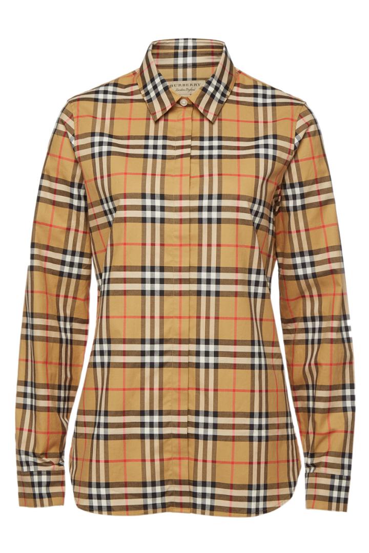 Burberry Burberry Crow Checked Cotton Shirt