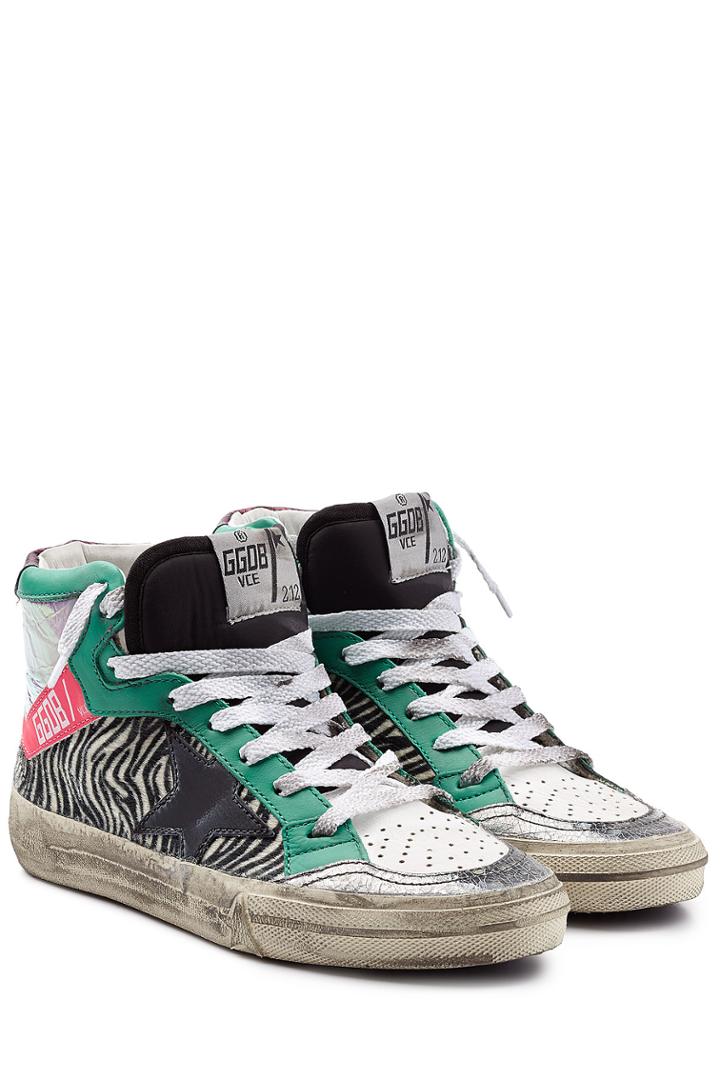 Golden Goose Golden Goose 2.12 Leather Sneakers - Multicolor