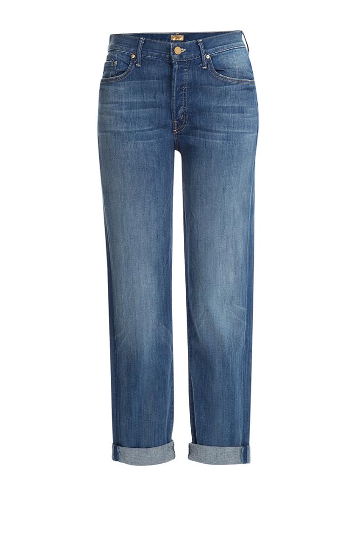 Mother Brother Cropped Boyfriend Jeans
