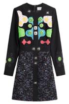 Peter Pilotto Peter Pilotto Embellished And Embroidered Dress - Black
