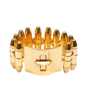 Emilio Pucci Gold-tone Bullet Casing Cuff