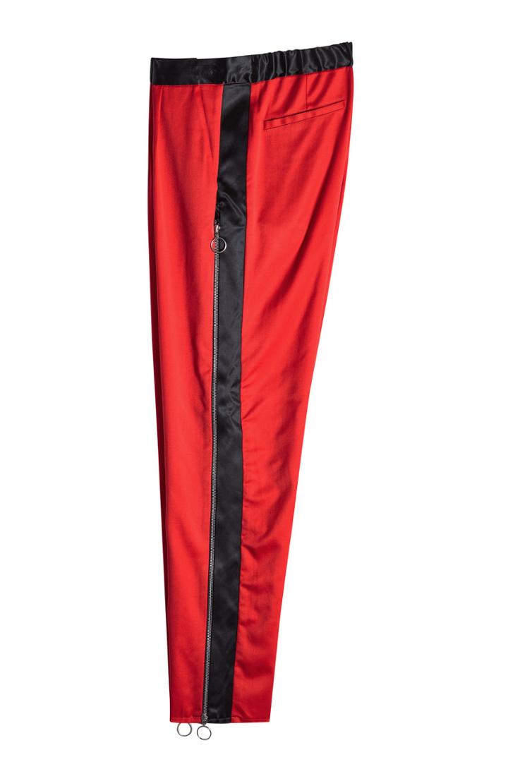 Marques' Almeida Marques' Almeida Side Stripe Virgin Wool Pants With Zippers