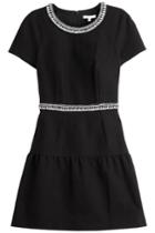 Paule Ka Paule Ka Cotton Piqué Dress - Black