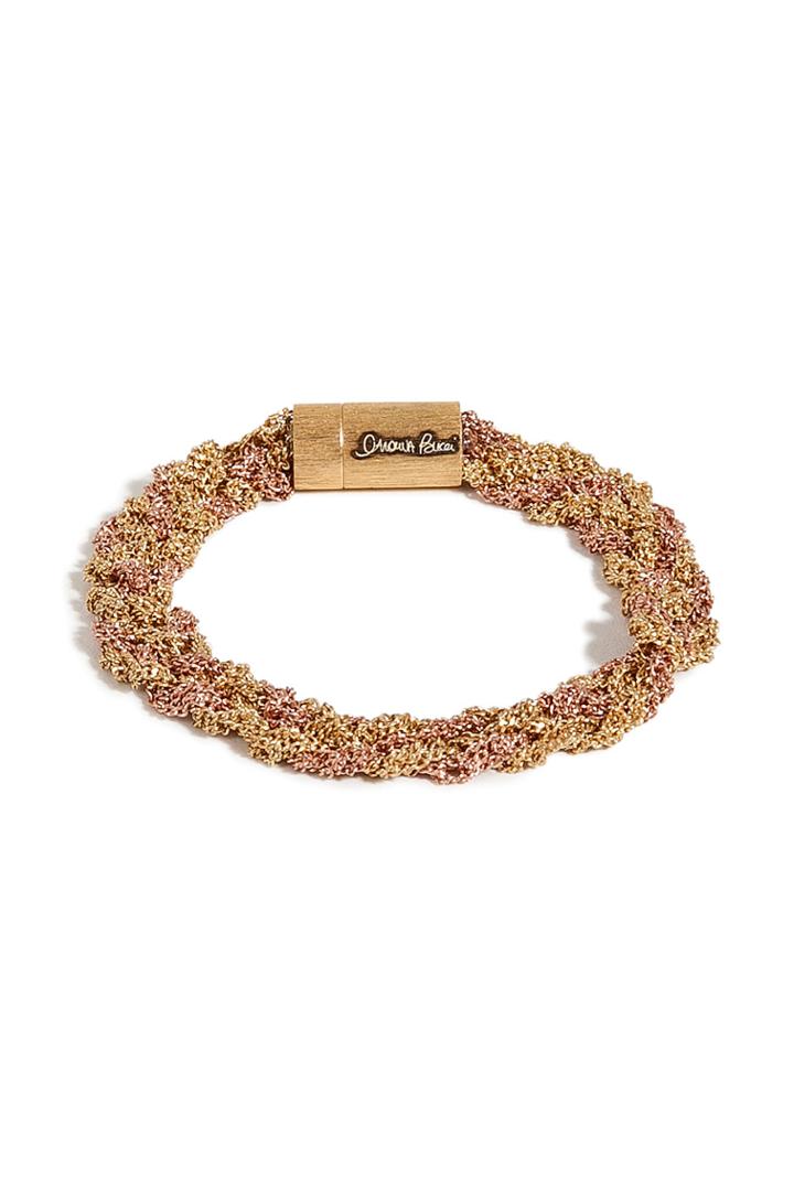 Carolina Bucci Carolina Bucci Gold/rose Gold Woven Chain Bracelet - Multicolored