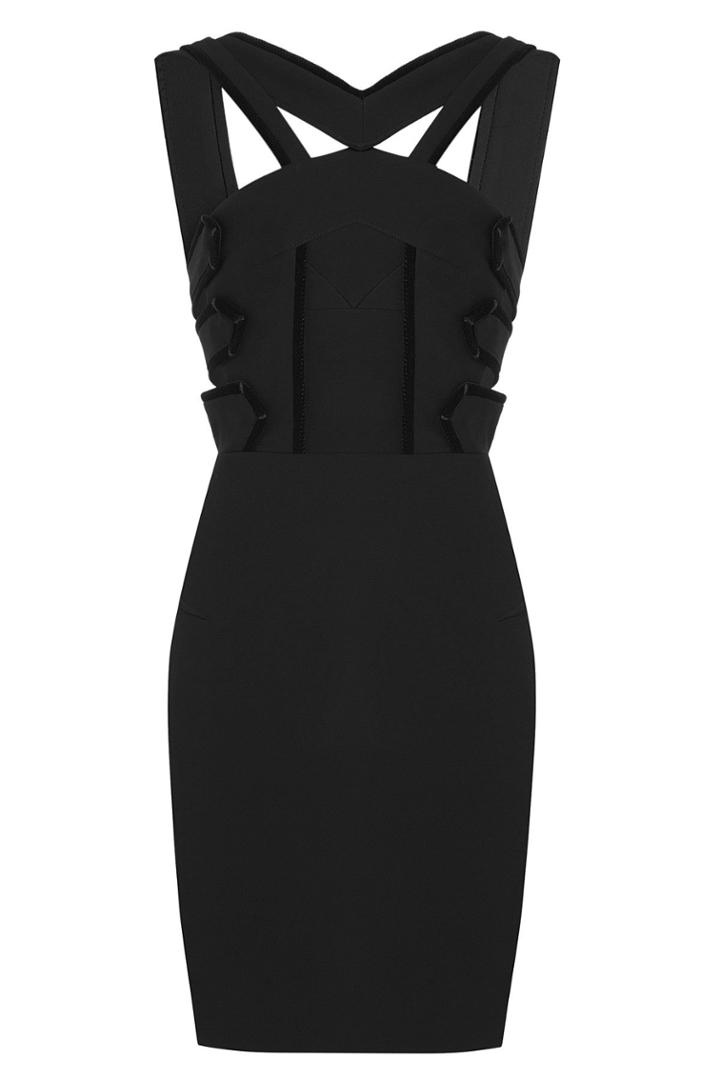Roland Mouret Roland Mouret Dress With Cut Out Detail - Black