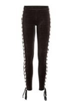 Fenty Puma By Rihanna Fenty Puma By Rihanna Stretch Velour Leggings With Lace-up Sides