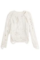 Zadig & Voltaire Zadig & Voltaire Wool Pullover With Cut-out Detail - White