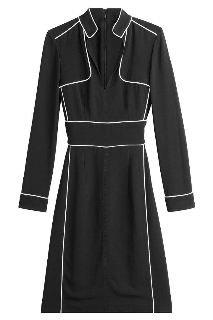 Burberry London Burberry London Dress With Contrast Piping - Black