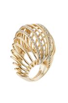Alexis Bittar Alexis Bittar Orbital Ring With Crystals - Gold