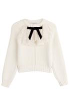 Philosophy Di Lorenzo Serafini Philosophy Di Lorenzo Serafini Pullover With Virgin Wool And Lace