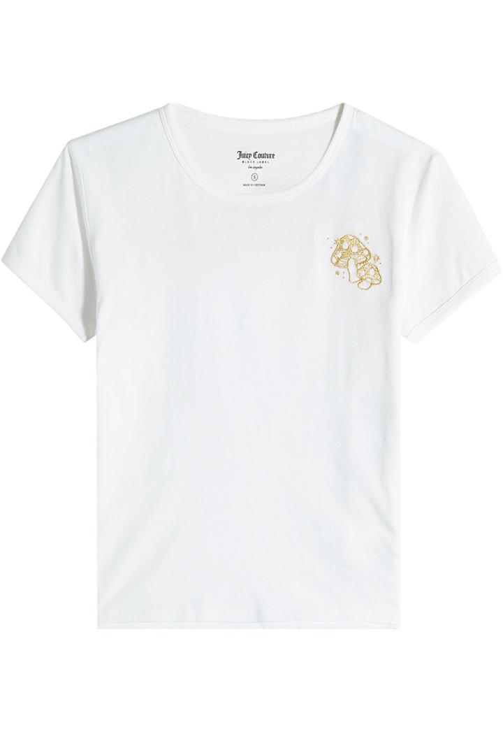 Juicy Couture Juicy Couture Cotton T-shirt With Embroidery