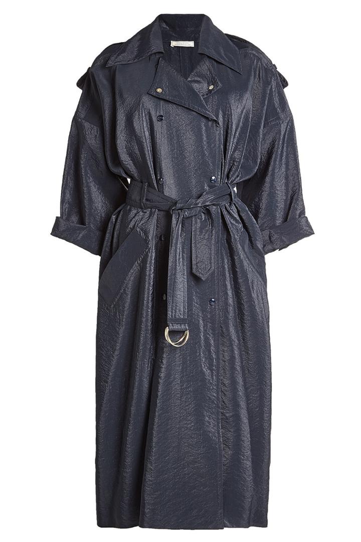 Nina Ricci Nina Ricci Trench Coat With Coated Finish