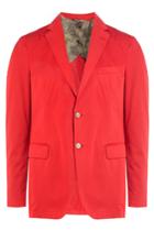 Etro Etro Cotton Suiting Blazer - Red
