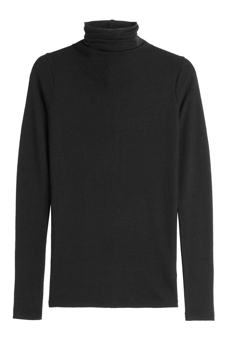 Vince Vince Wool Turtleneck Pullover - Black