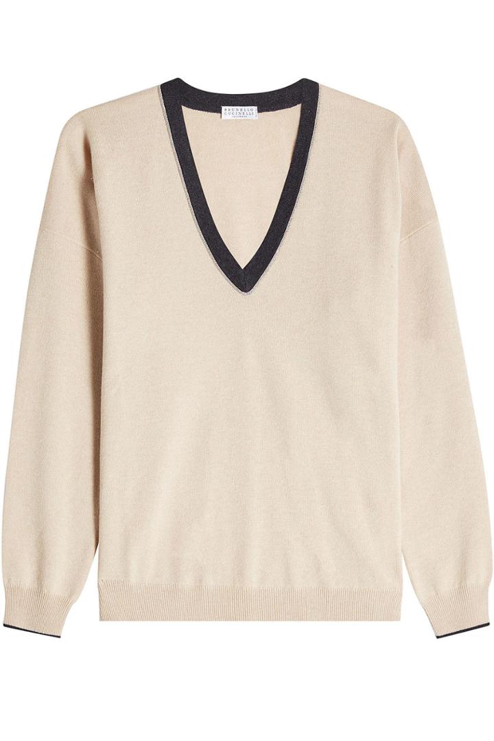 Brunello Cucinelli Brunello Cucinelli Cashmere, Wool And Silk Blend Pullover