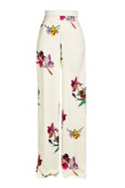 Etro Etro High-waisted Printed Crepe Pants