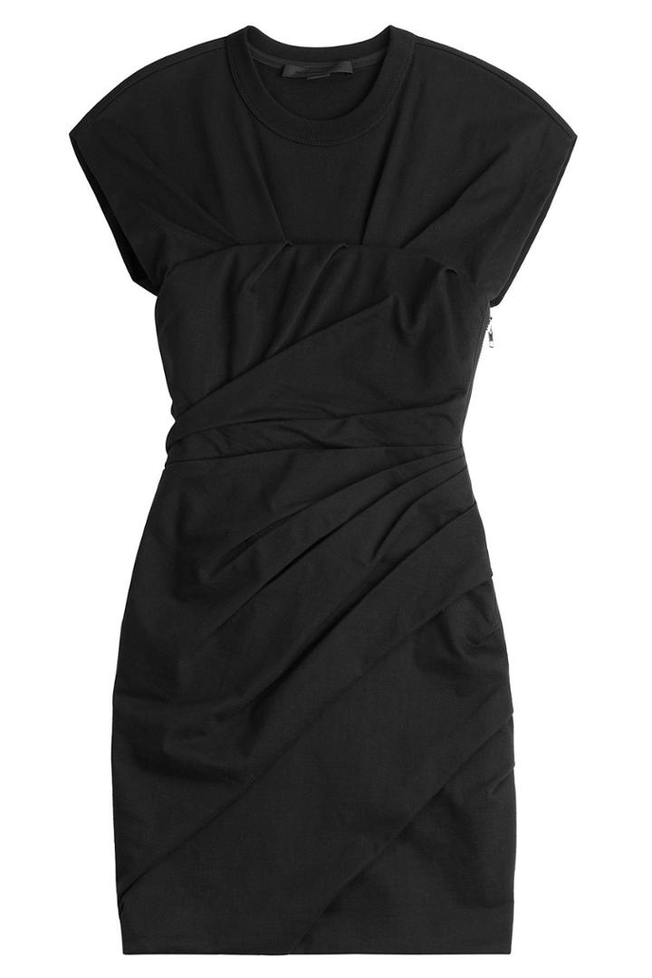 Alexander Wang Alexander Wang Sheath Dress With Gathered Paneling