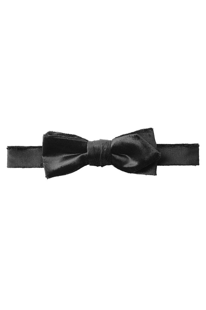 Maison Margiela Maison Margiela Silk-cotton Bow Tie - Black