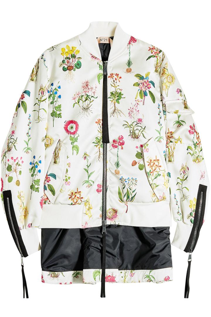 N°21 N°21 Printed Satin Jacket