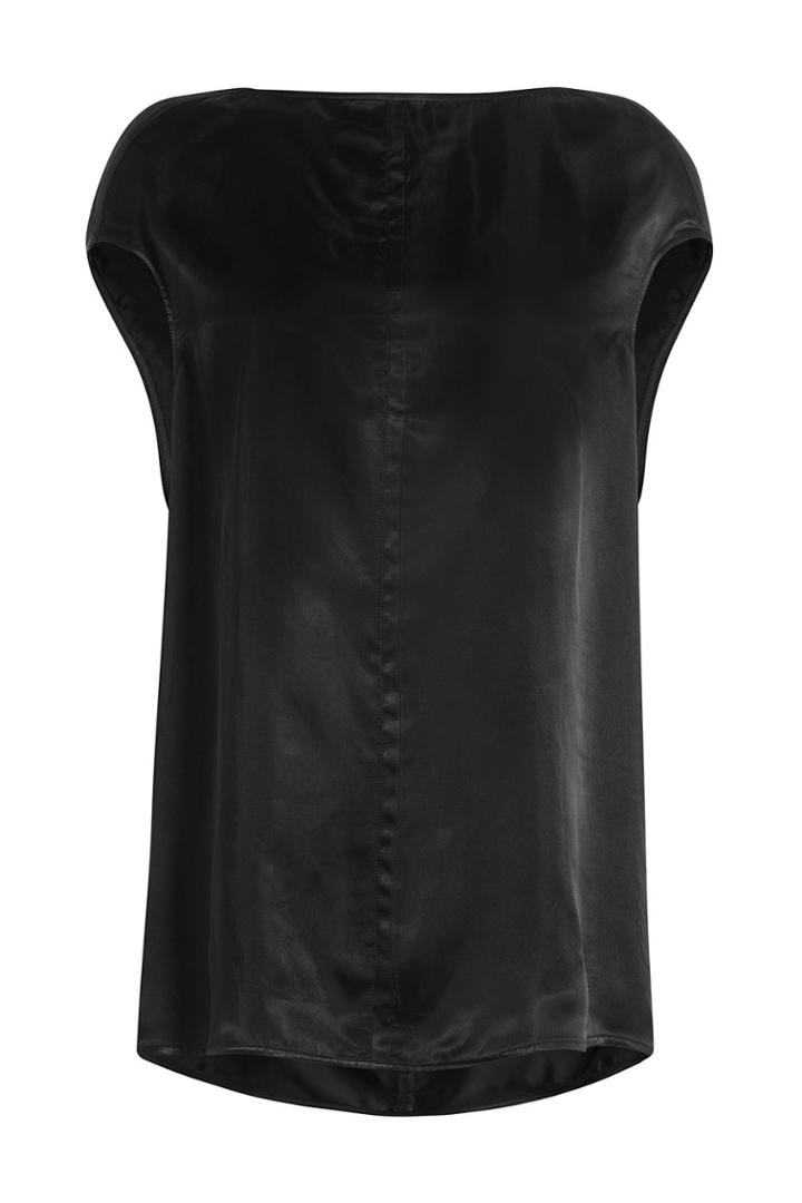 Rick Owens Rick Owens Satin Cape Top