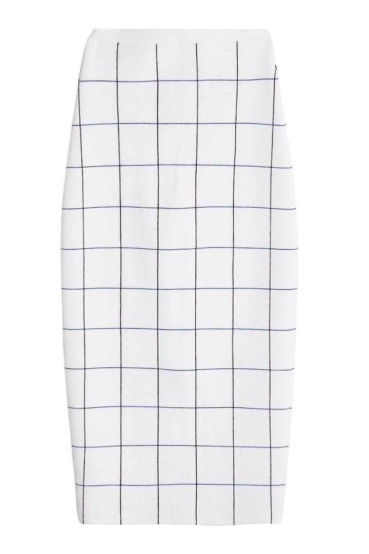 Victoria Beckham Victoria Beckham Wool Blend Pencil Skirt
