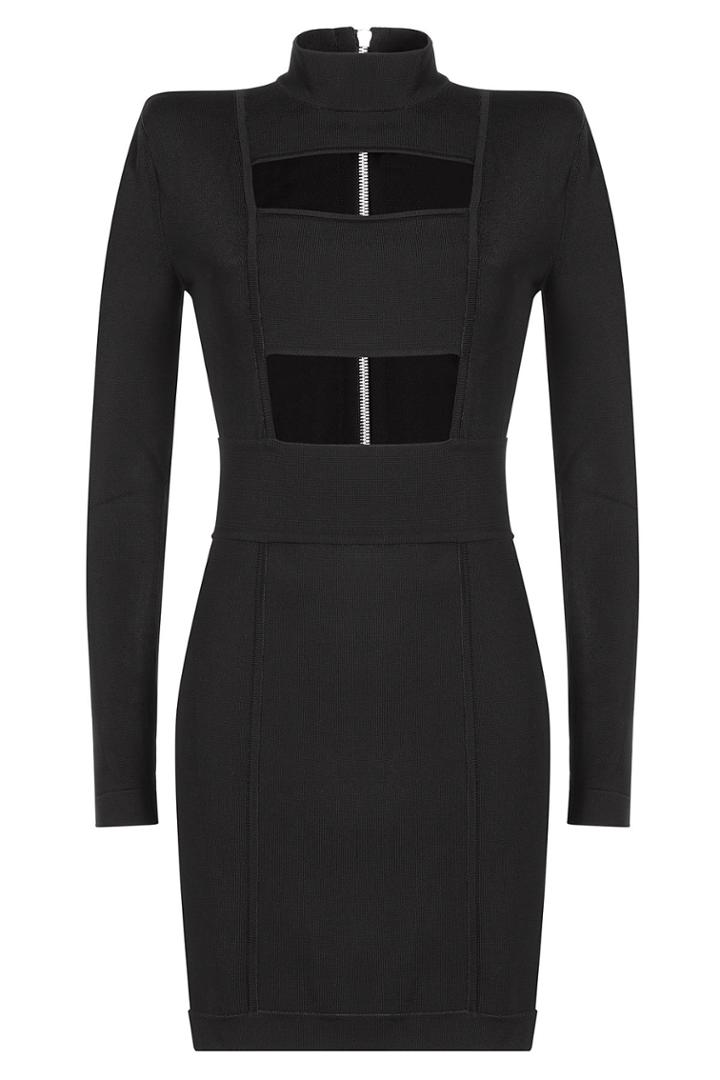 Balmain Balmain Mini Dress With Cut-out Detail