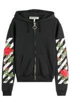 Off-white Off-white Printed Cotton Hoody - Black