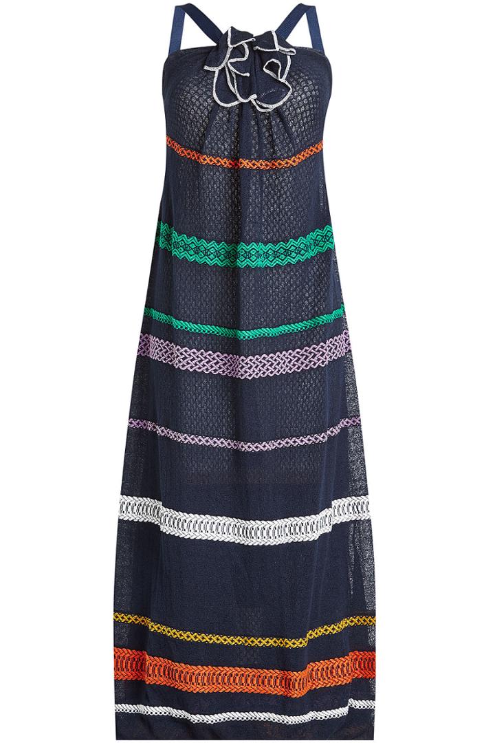 Sonia Rykiel Sonia Rykiel Knit Maxi Dress With Cotton And Linen
