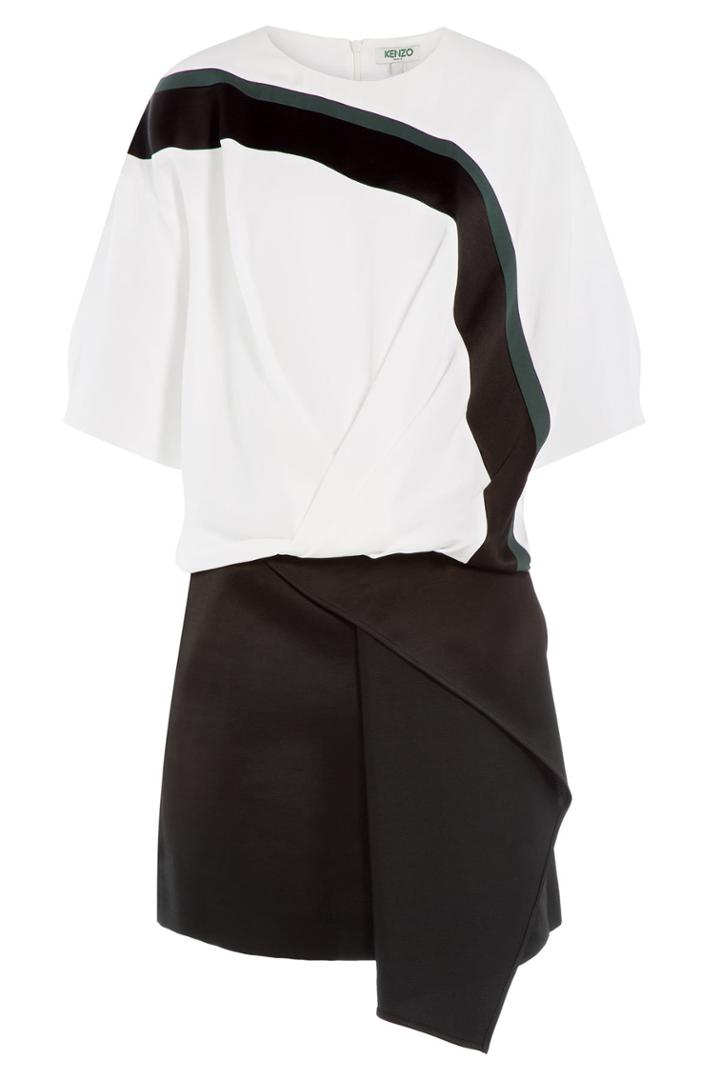 Kenzo Kenzo Draped Dress - White