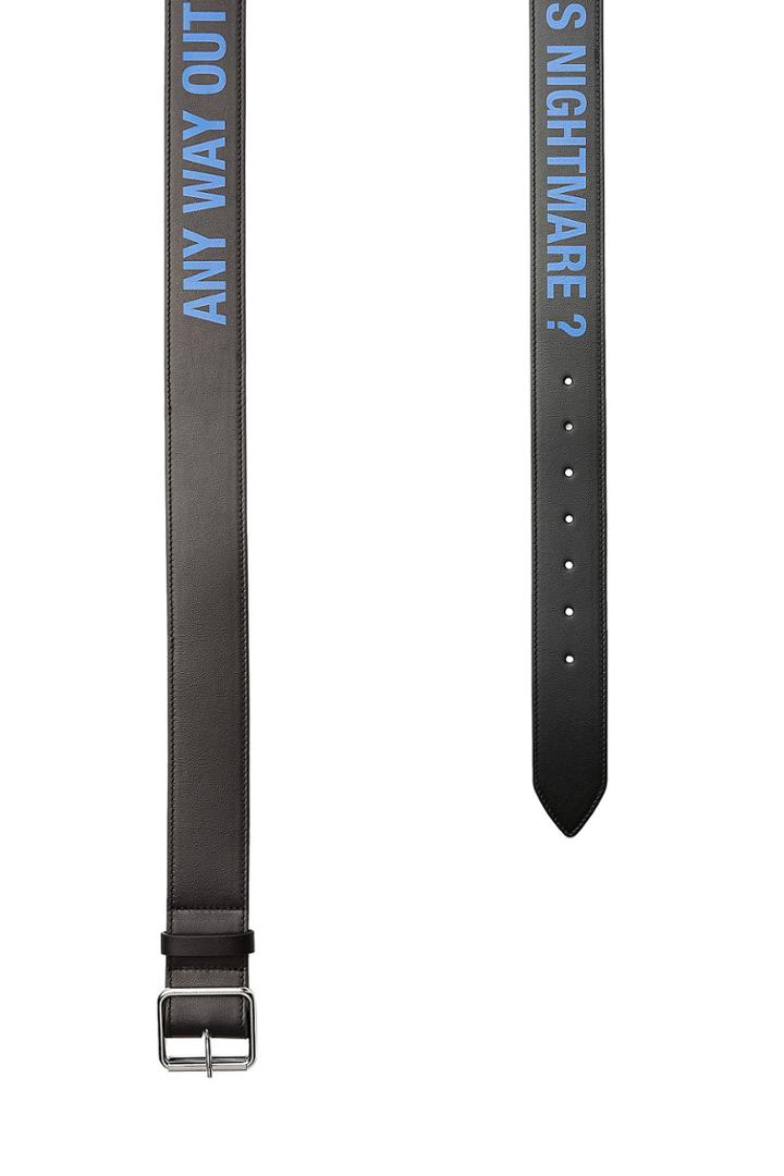 Raf Simons Raf Simons Printed Leather Belt