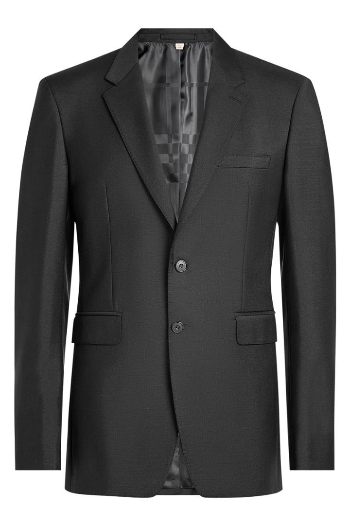 Burberry London Burberry London Wool Blazer With Mohair