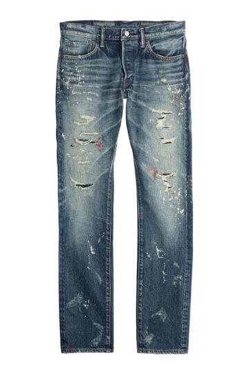 Fabric Brand & Co Fabric Brand & Co Distressed Jeans - Blue