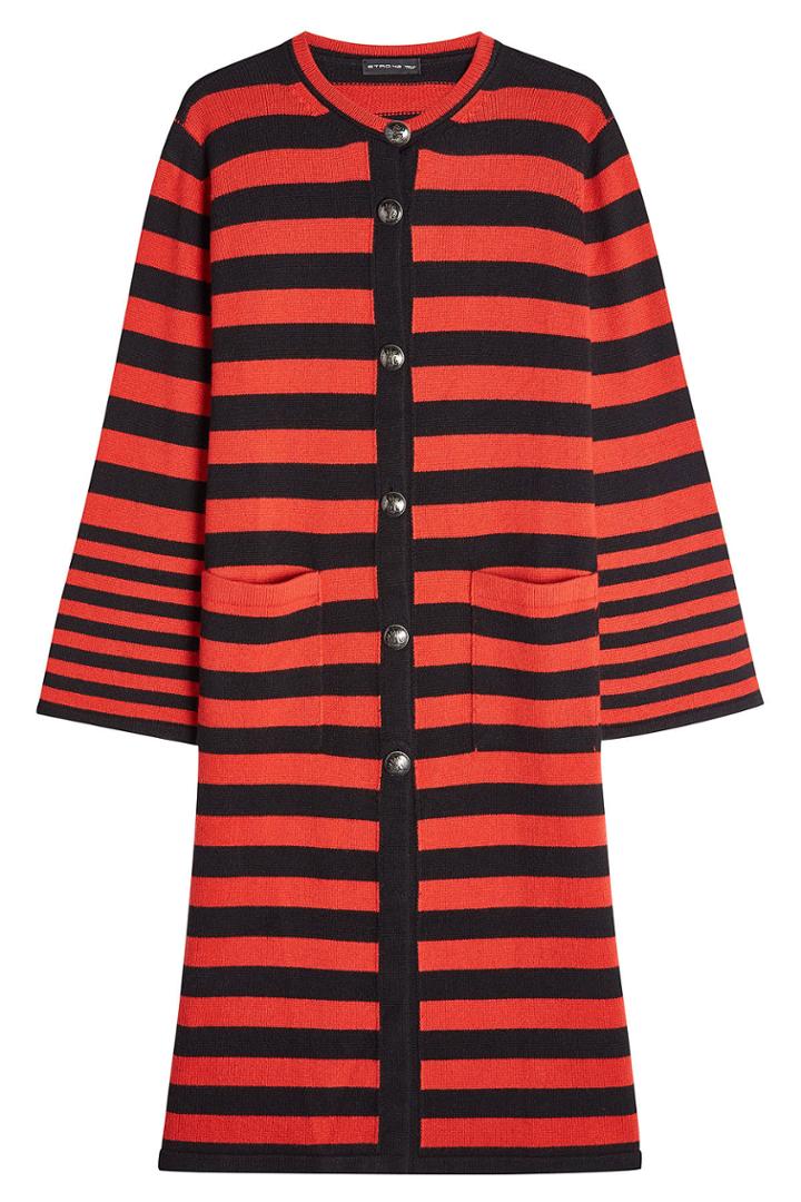 Etro Etro Striped Cardigan With Wool And Cashmere