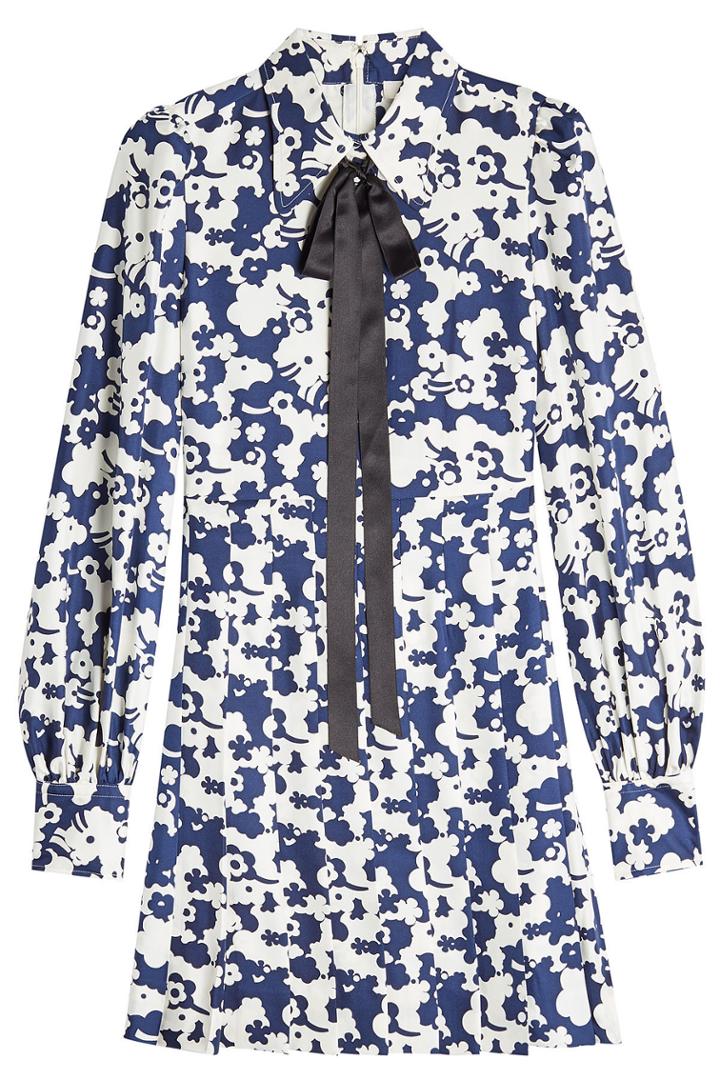 Marc Jacobs Marc Jacobs Printed Silk Dress