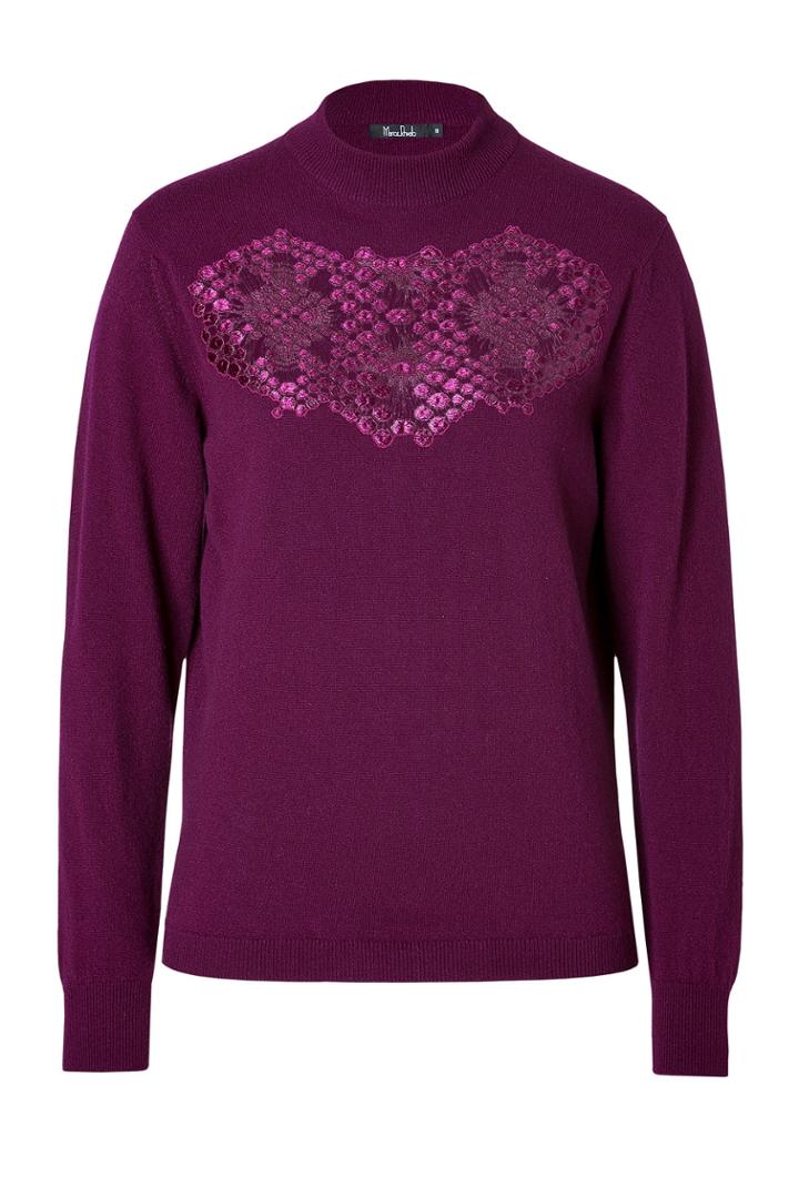 Marios Schwab Marios Schwab Cashmere Pullover In Beetroot - Red
