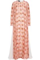 Rochas Rochas Printed Silk Floor Length Gown - Multicolor