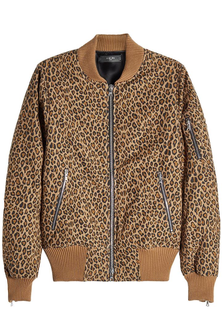 Amiri Amiri Printed Cotton Bomber Jacket