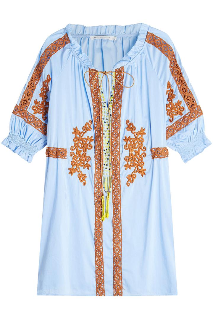 Nina Kaufmann Nina Kaufmann Embroidered Tunic With Cotton