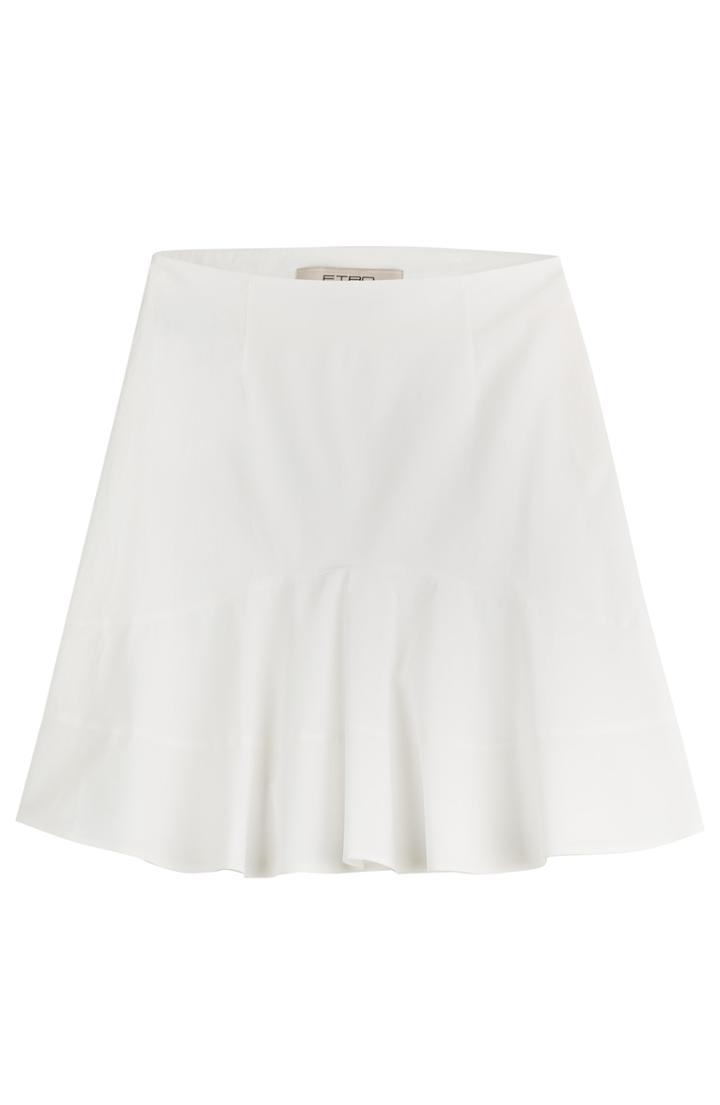 Etro Fit Flare Cotton Skirt