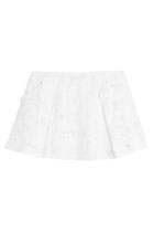 Vanessa Bruno Athé Vanessa Bruno Athé Floral Eyelet Cotton Mini-skirt - White