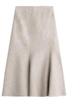 Alberta Ferretti Alberta Ferretti Wool Skirt With Cashmere - Beige