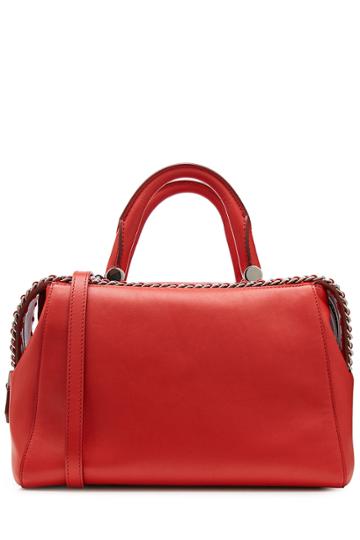 Max Mara Max Mara Leather Tote - Red