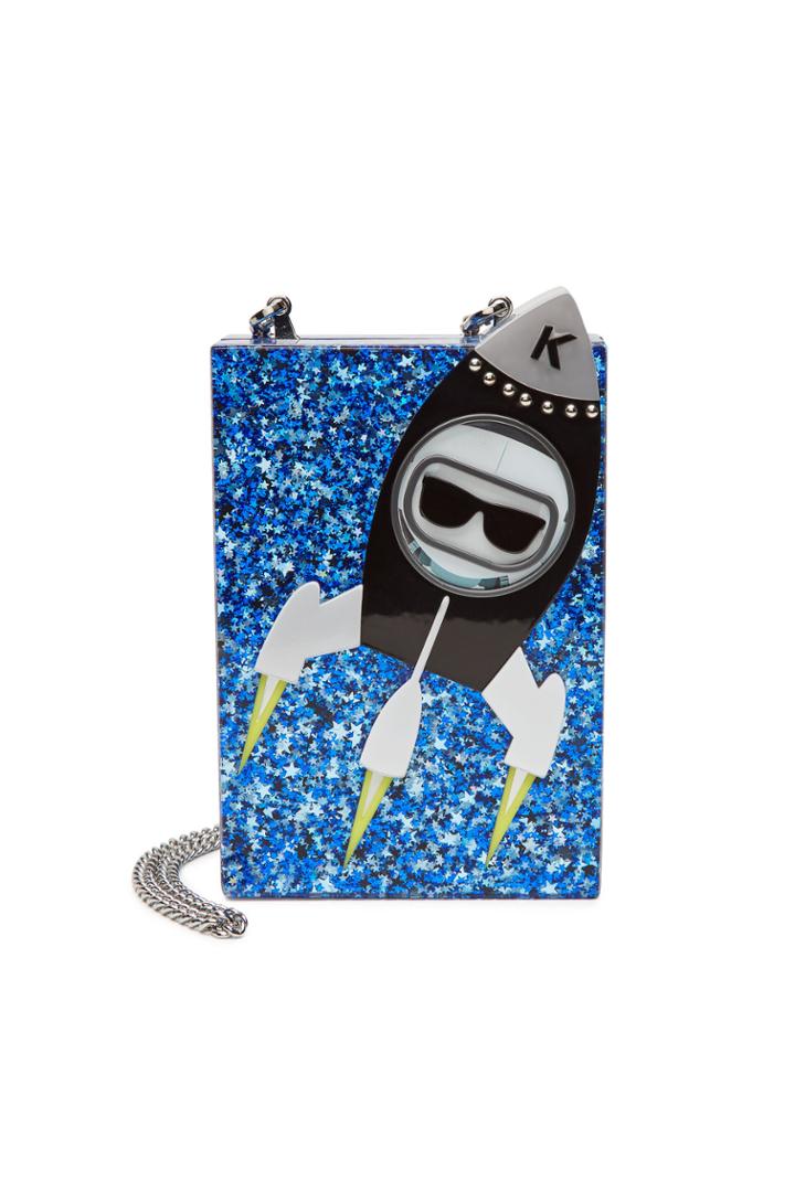 Karl Lagerfeld Karl Lagerfeld Karl Space Minaudière Box Clutch