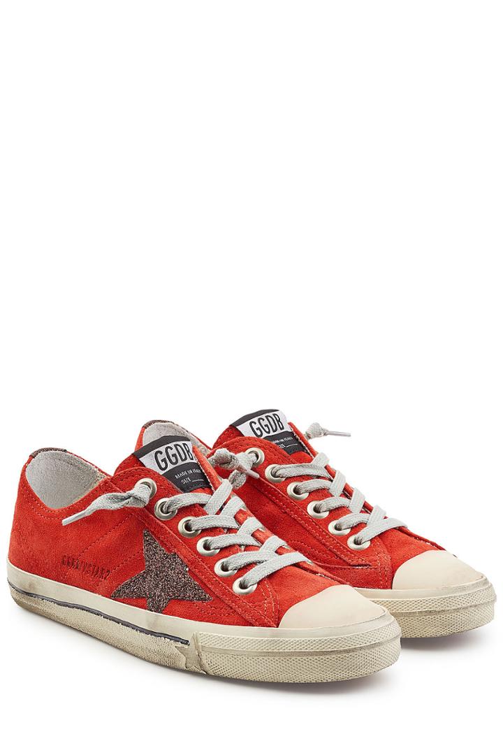 Golden Goose Golden Goose V-star 2 Suede Sneakers