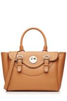Hill & Friends Hill & Friends Happy Satchel Leather Tote - Brown