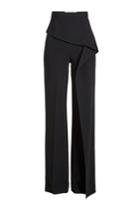 Roland Mouret Roland Mouret Straight-leg Pants With Flutter Trim