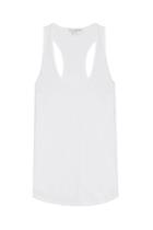 James Perse James Perse Cotton Racer Back Tank Top - White