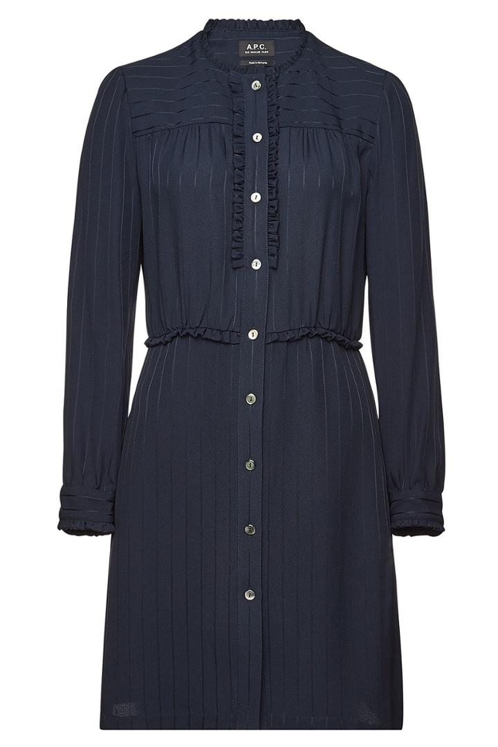 A.p.c. A.p.c. Mini Dress With Ruffles