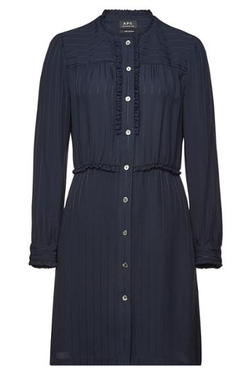 A.p.c. A.p.c. Mini Dress With Ruffles