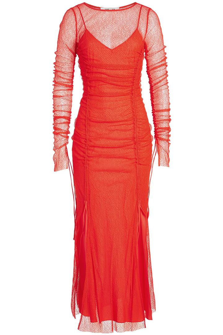 Diane Von Furstenberg Diane Von Furstenberg Maxi Fitted Lace Dress